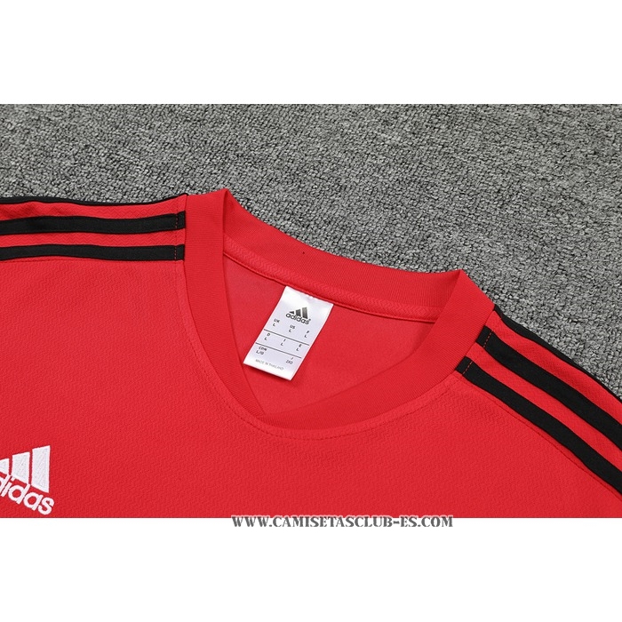 Chandal del Manchester United 22-23 Manga Corta Rojo - Pantalon Corto